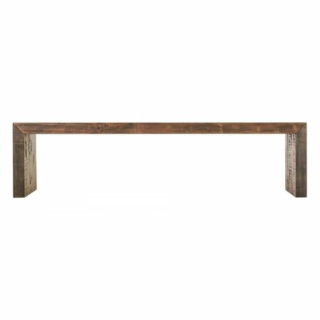 MOES HOME COLLECTION 18 x 51 x 15 in. Vintage Bench Bright, Small BT-1003-01